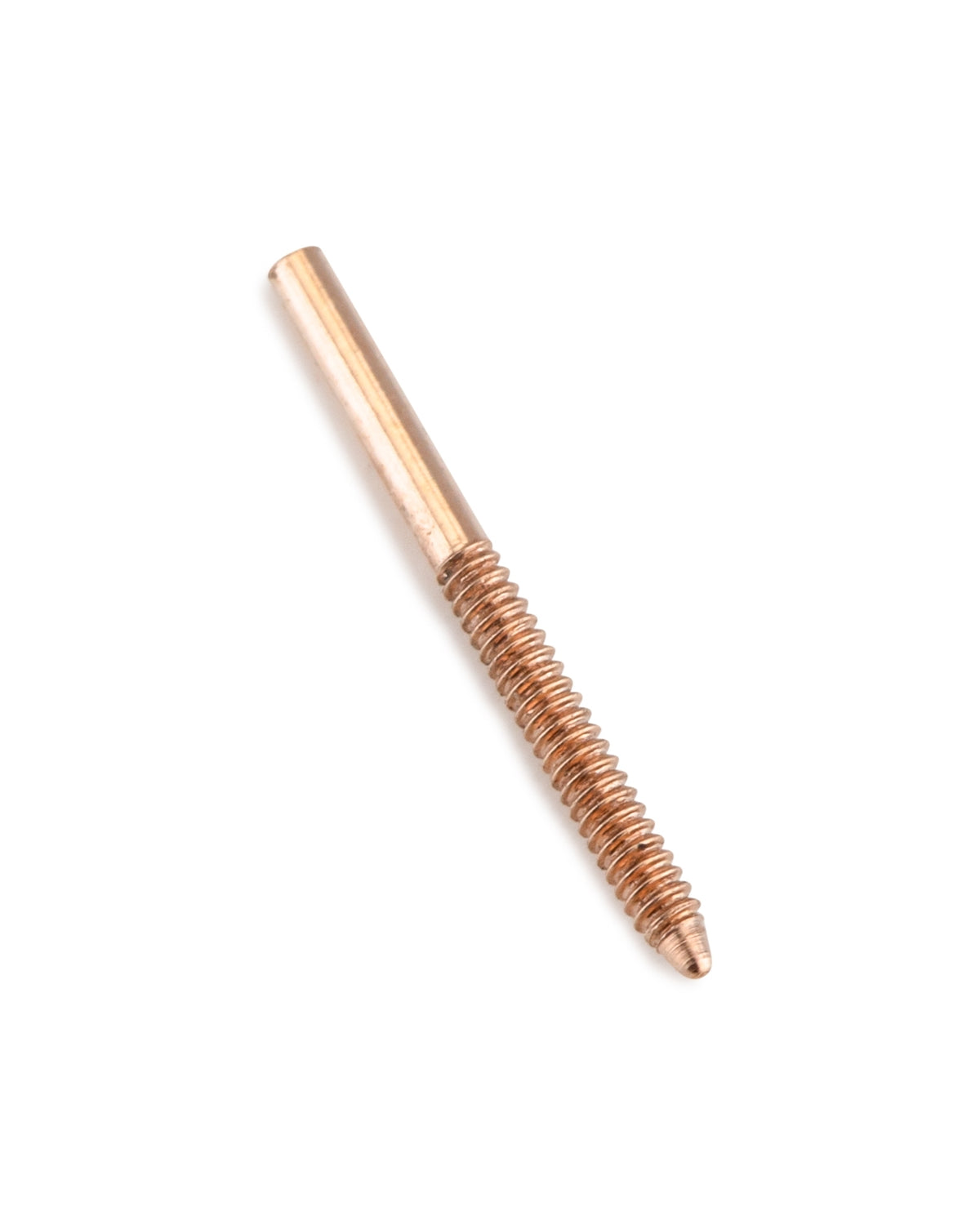 14K Rose Gold Threaded Post