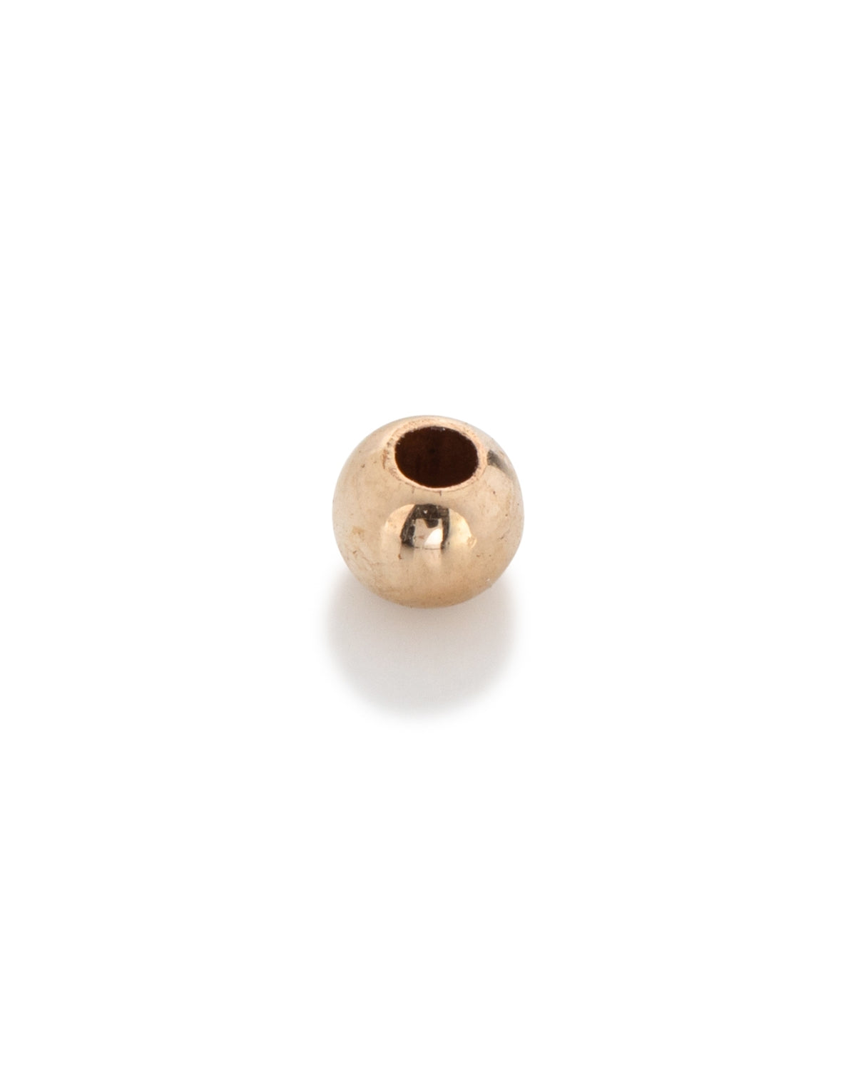 14KY Gold Sphere Screw Butterfly FVF