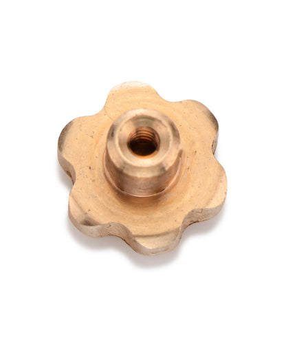 14KY Gold Flower Screw Butterfly FVF
