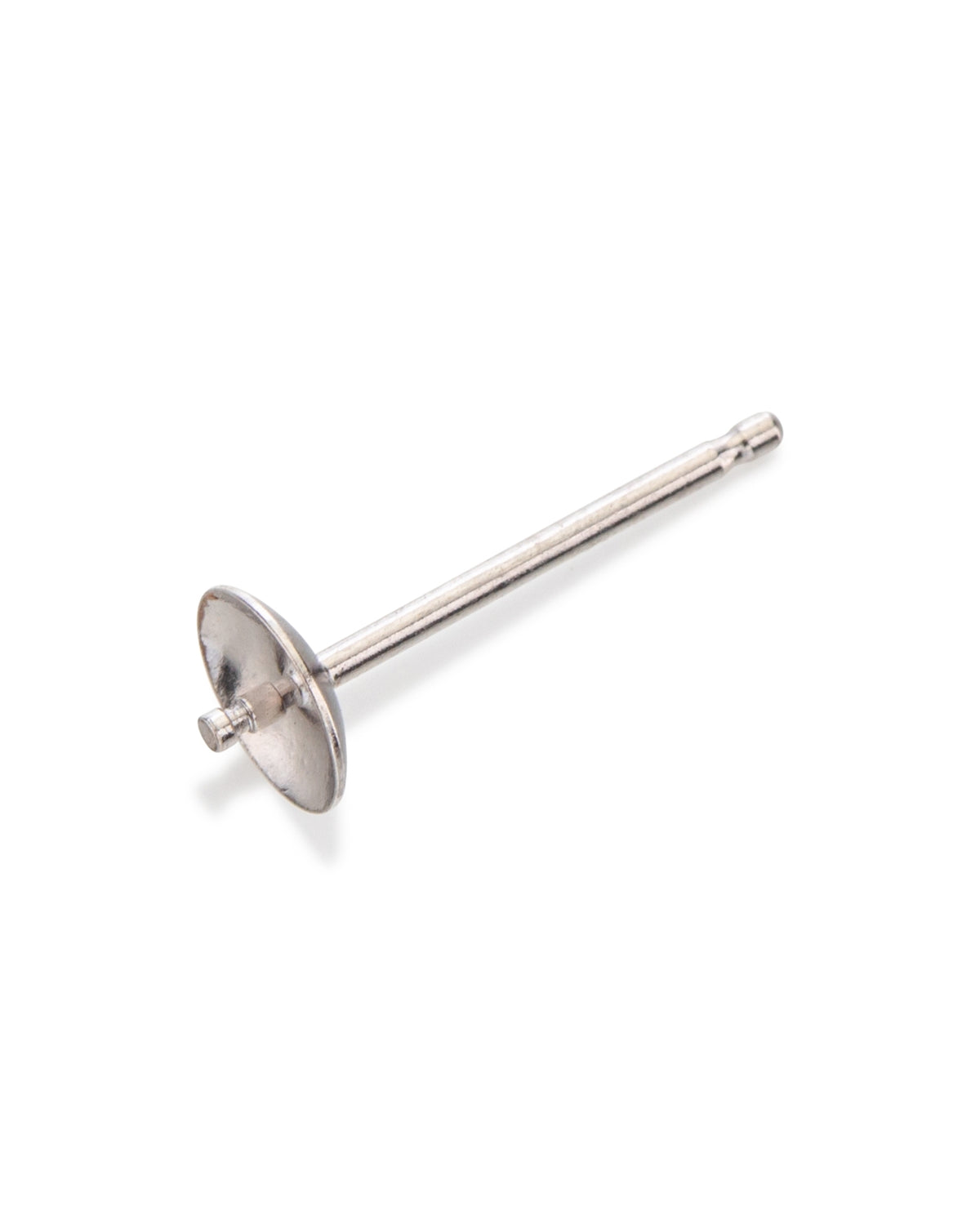 14KW Gold Pearl Stud 4 mm