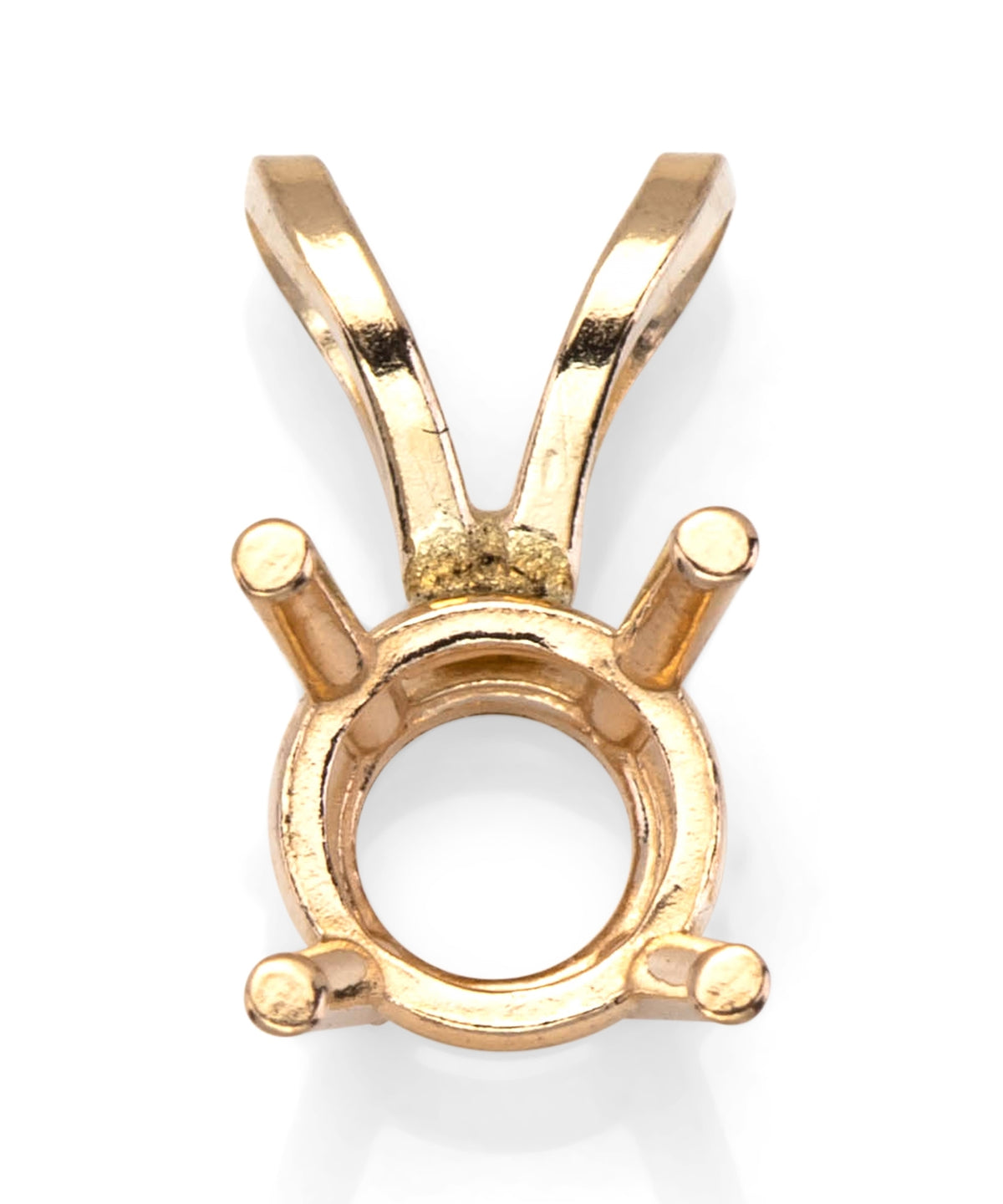 14KY Gold 4.8mm basket Setting Pendant