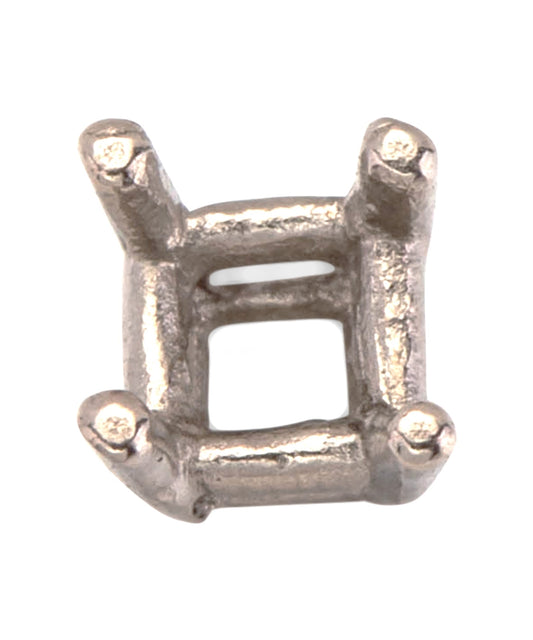14KW Gold 2.5mm Square Basket Cast