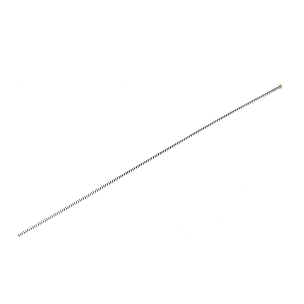 Sterling Silver Flat Head Pin 0.5x40mm