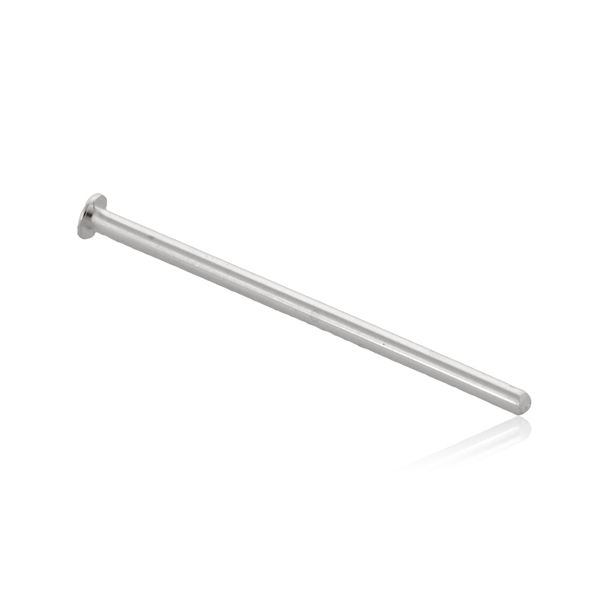 Sterling Silver 0.4mm x 12.5mm Head Post Pin