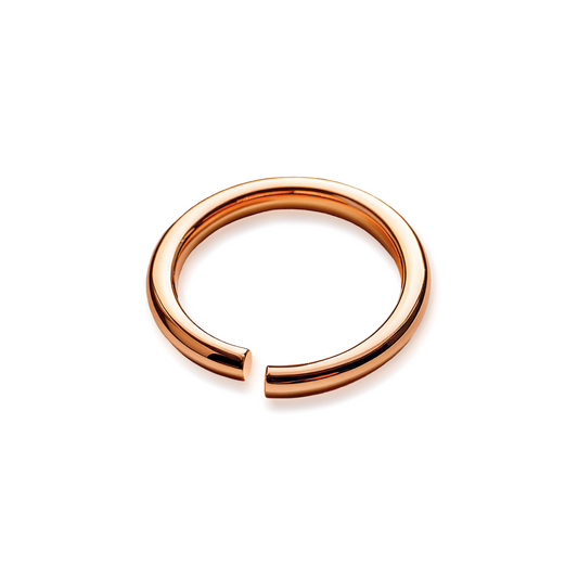 Rose Gold Filled Open Jump Ring 0.6X2.3mm