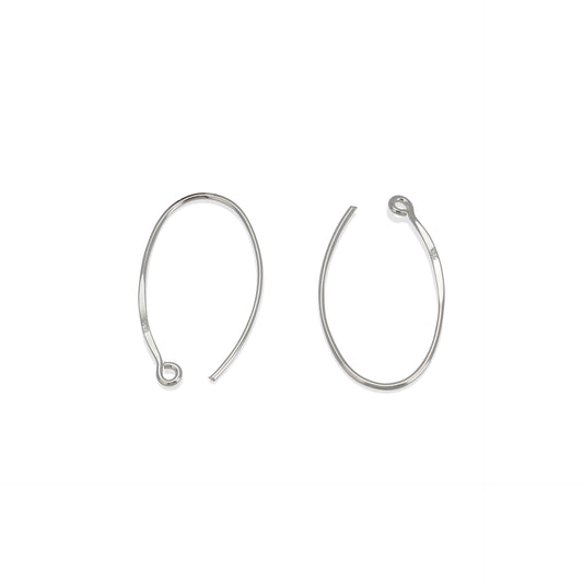 Silver pendant oval eye 0.75mm length 23mm