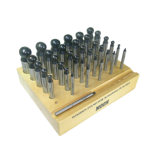 DOMING STEEL PUNCHES 36 PCS'