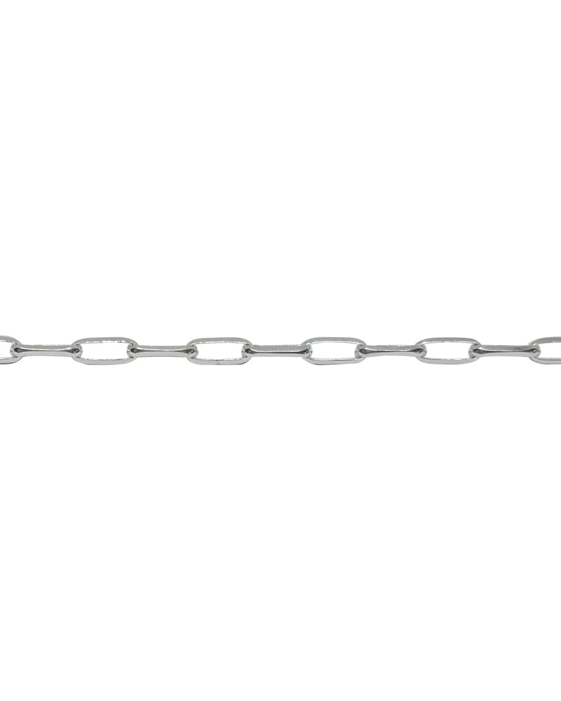 Sterling Silver Rolo Oval 3.08x9mm