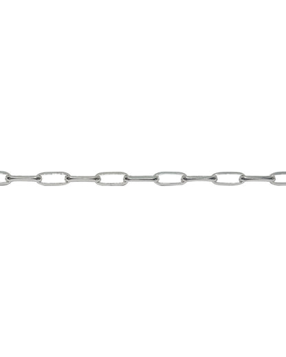 Sterling Silver Rolo Oval 3.08x9mm