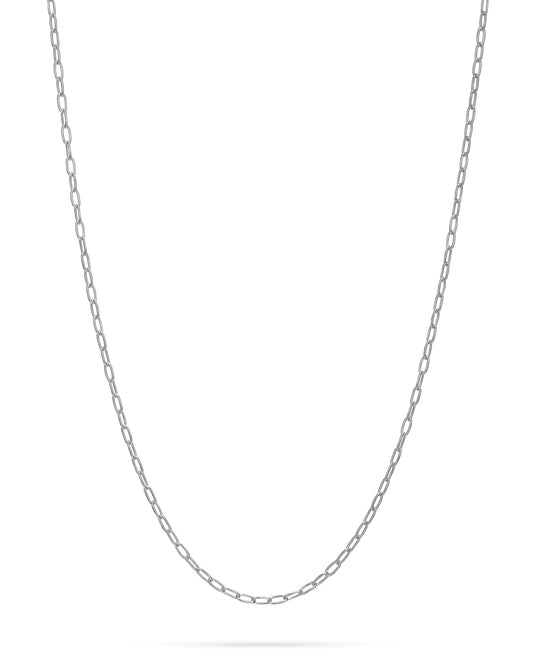 Sterling Silver Rolo Oval 3.08x9mm