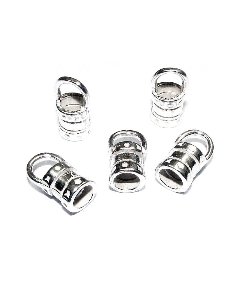 Sterling Silver Round 3.8mm End cap