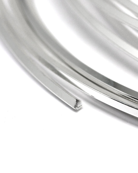 Sterling Silver 925 Square Wire 4x4mm