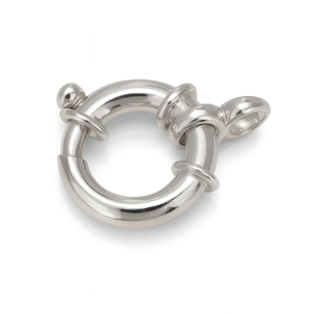 Sterling Silver 925 Spring Clasp 18X4mm
