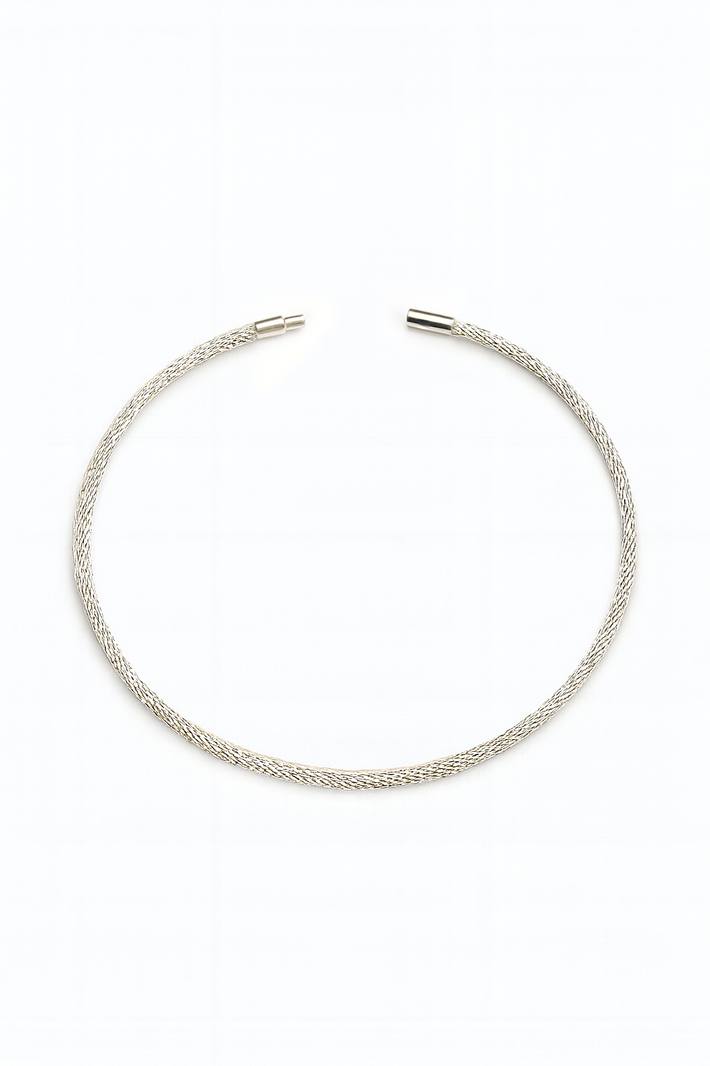 925 Sterling Silver cable Necklace 40cm