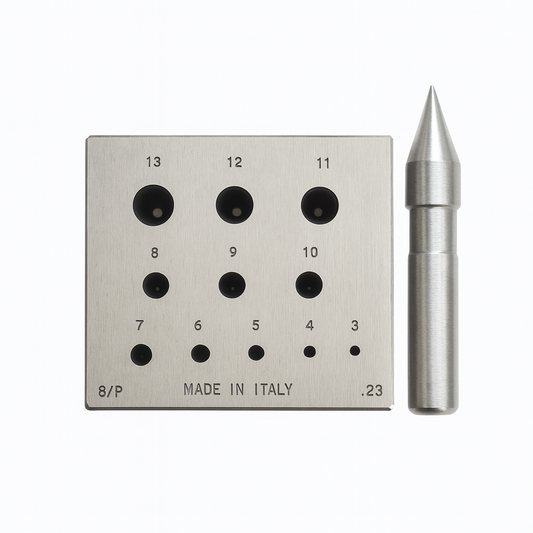 BEZEL BLOCKS WITH PUNCHES ROUND 3-13mm