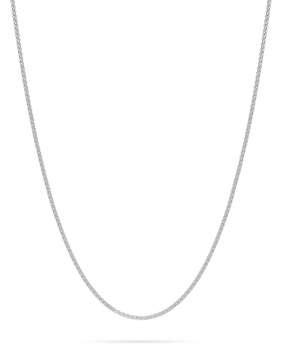 925 Sterling Silver Popcorn Chain 1.6mm
