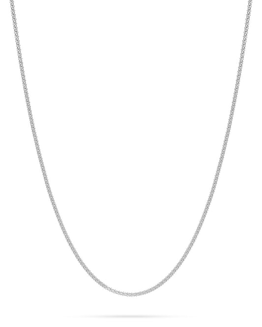 925 Sterling Silver Popcorn Chain 1.6mm