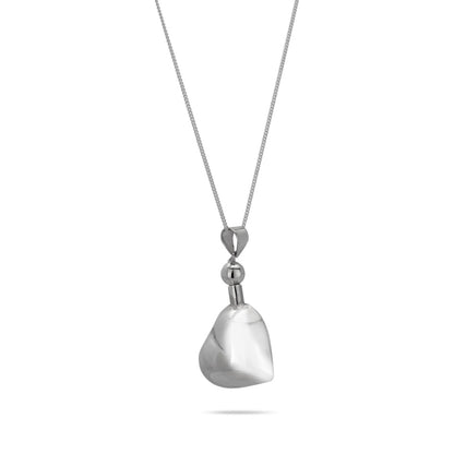 925 Sterling Silver Heart pendant 20mm + ball + tube 23mm