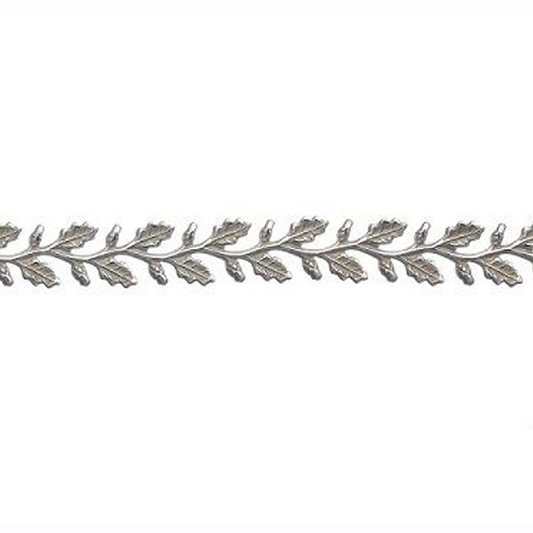 935 Silver Gallery Wire Fancy Leaves Pattern Strip 3165