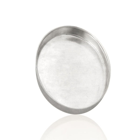 925 Sterling Silver Bezel Cup 13/18mm