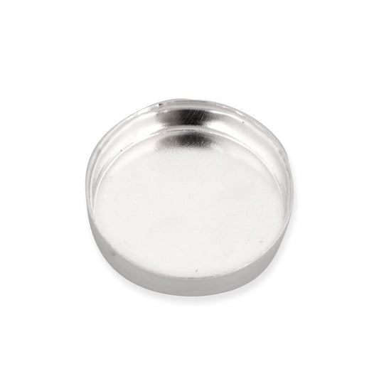 Sterling Silver 9mm Bezel Cup