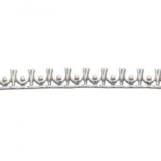 935 Silver Gallery Wire Fancy Pattern Strip 3142