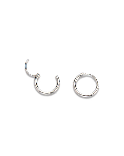 925 Sterling Silver Gypsy Earring 1.5x20mm