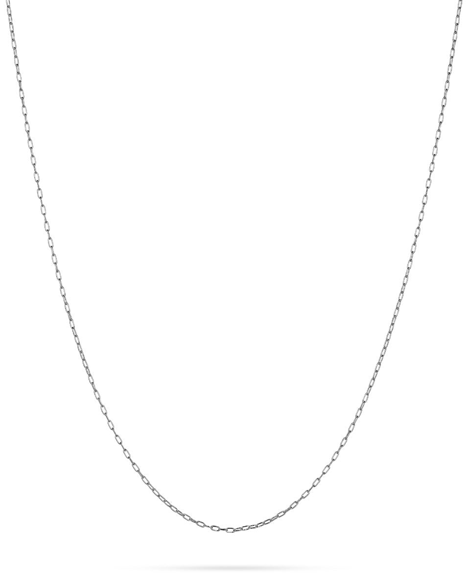 925 Sterling Silver Drawn Cable Chain 1.1x1.9x0.3mm