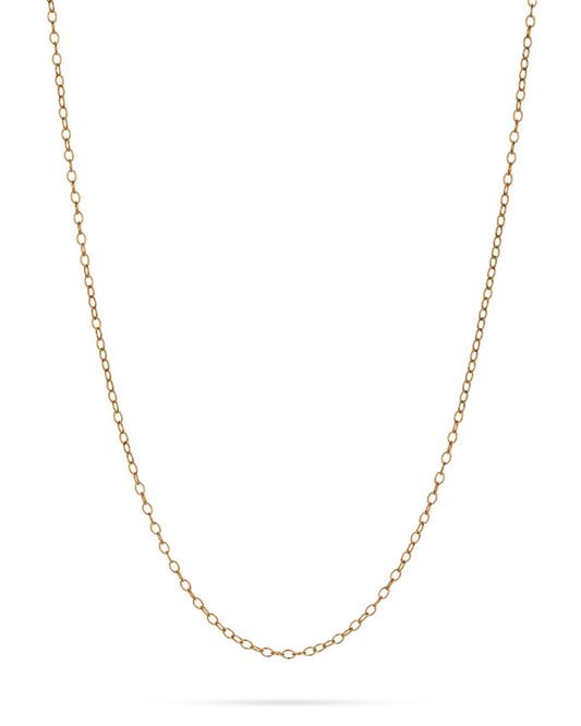 Yellow Gold-Filled Cable Extension Chain 2mm