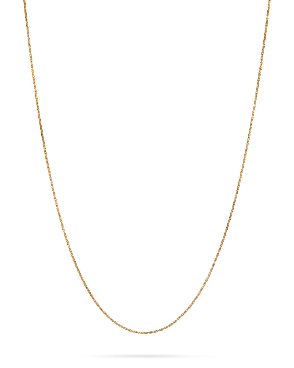 Yellow Gold Filled 0.75mm Wheat Chain
