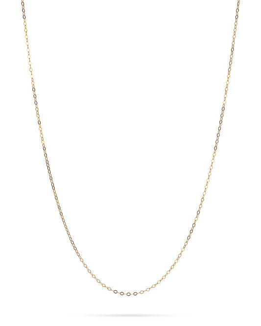 Yellow Gold-Filled Diamond Cut 1.4x1.6mm Flat Link Chain