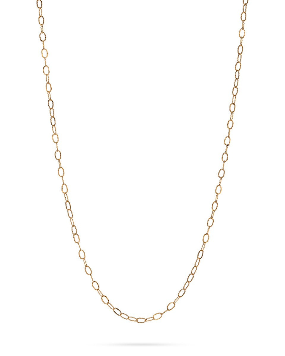 Yellow Gold Filled 2.7x4mm Flat Rolo Link Chain