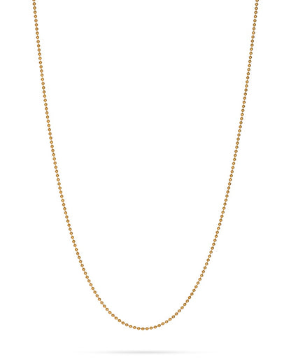 Yellow Gold Filled Bead Chain 1.5mm