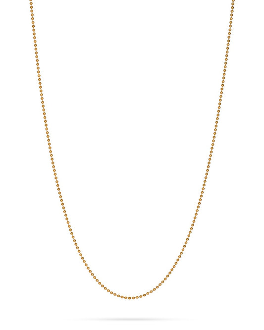Yellow Gold Filled Bead Chain 1.5mm