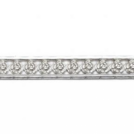 935 Silver Gallery Pattern Bezel Wire Strip 1514H