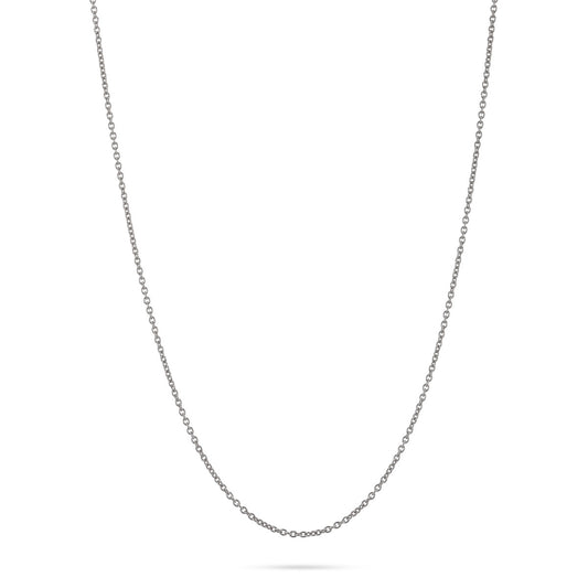 14K White Gold 1.7mm cable chain