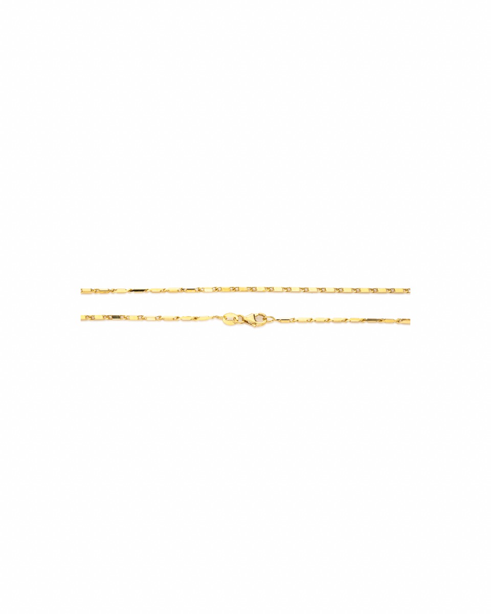 14K Yellow Gold 1.2mm 17.7" (45cm) Diamond cut Chain
