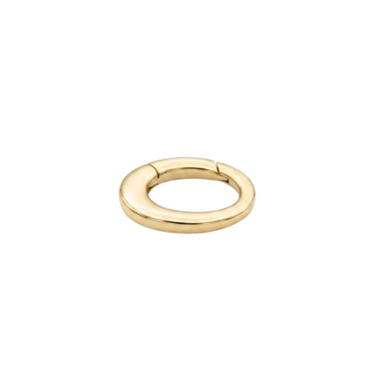 14K Yellow Gold Oval Lobster Clasp 10.8 mm MS100A25