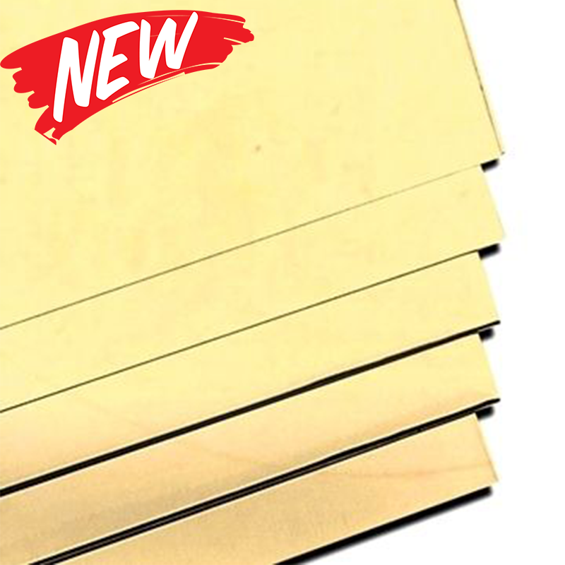 9K Yellow Gold Half Hard Sheet (Thickness: 0.15mm - 1mm)
