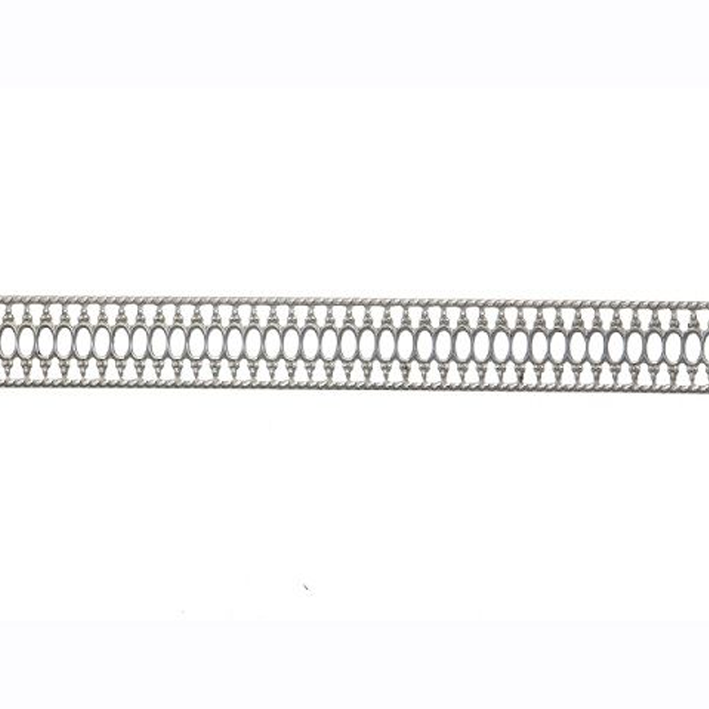 935 Silver Fancy Gallery Bezel Wire 3046