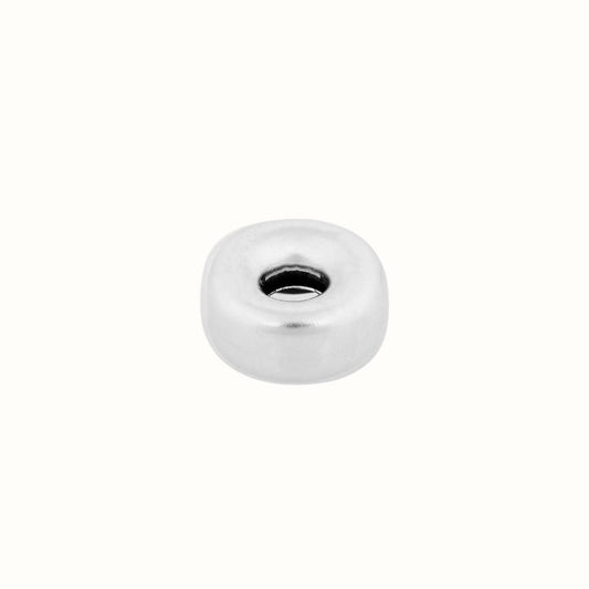 925 Sterling Silver Roundel Bead 3mm
