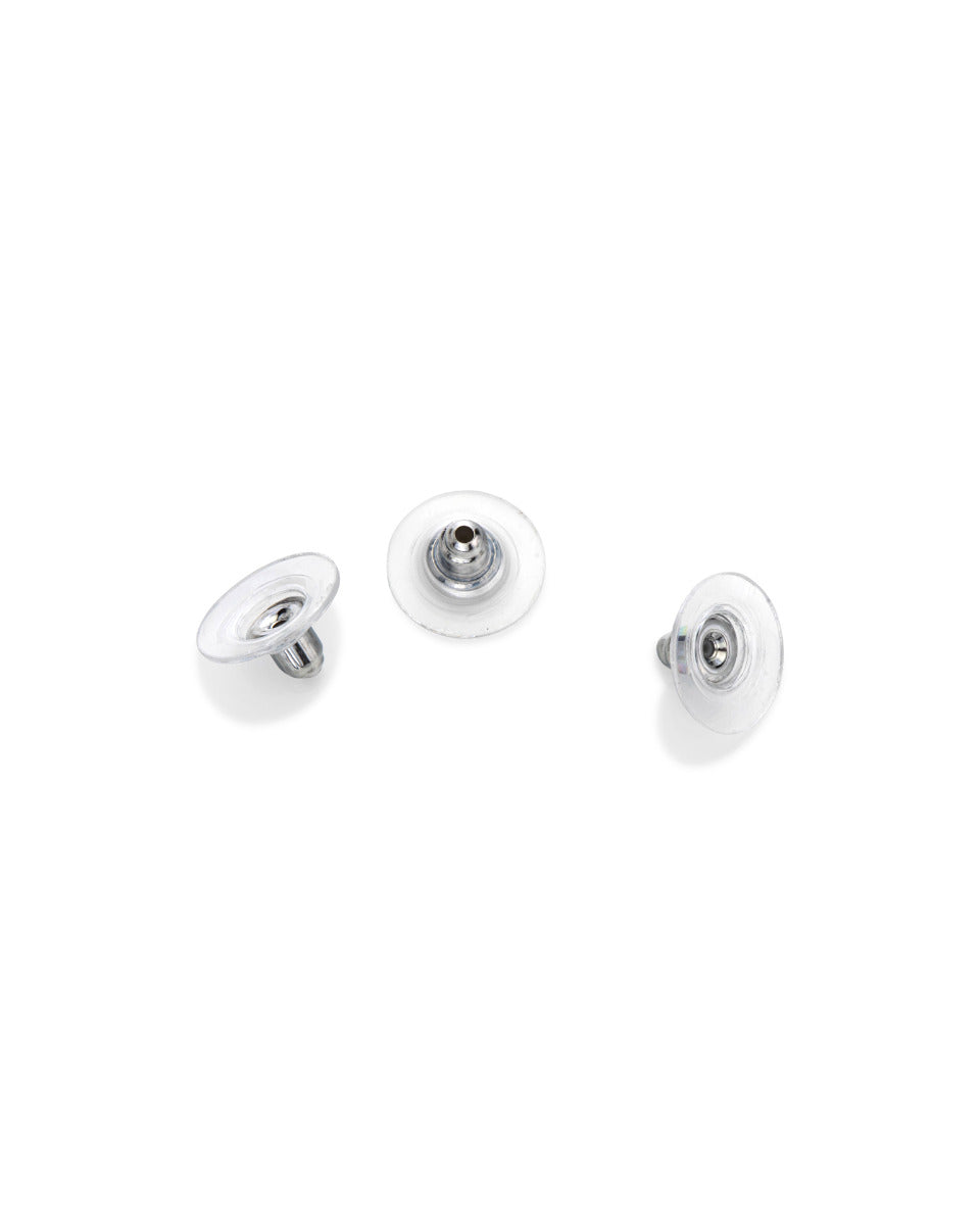 Silver Plastic Earback