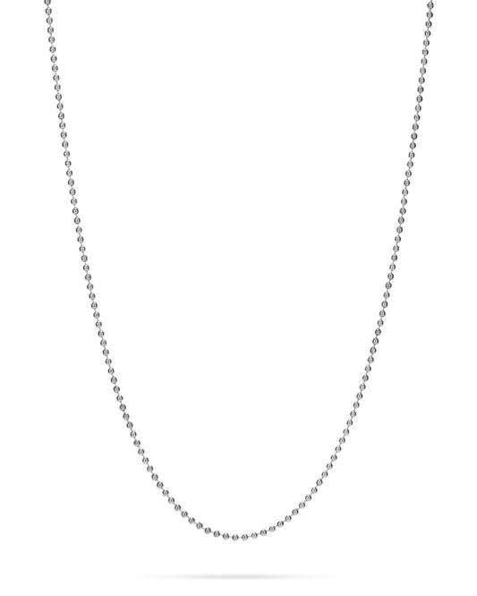 925 Sterling Silver Ball Bead Chain 2mm