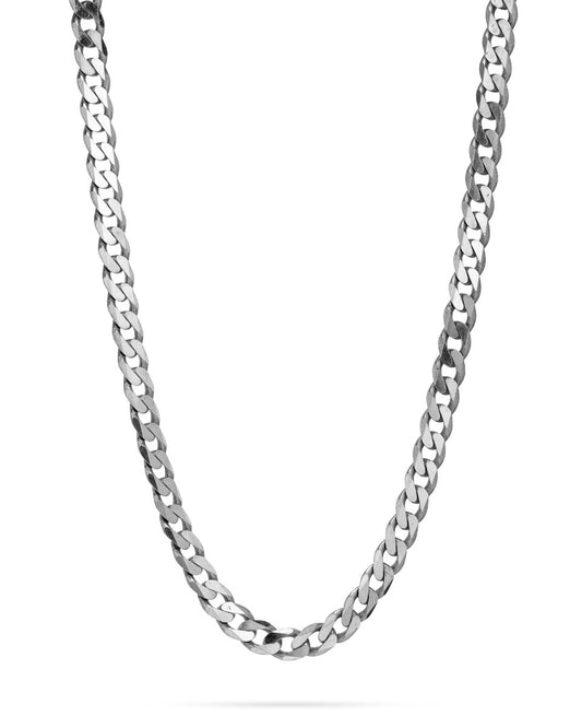 925 Sterling Silver Curb Chain 7.7X10.8mm
