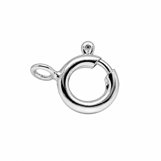 925 Sterling Silver  6mm Spring Ring Clasp