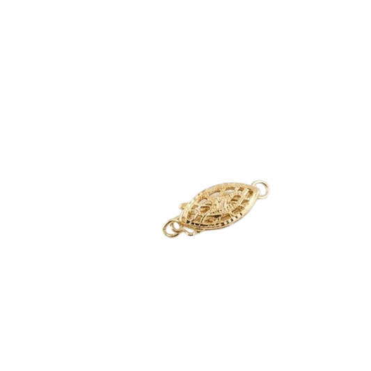 Marquise-Shaped Clasp Lock with 1 Loop, Size 6x12 mm