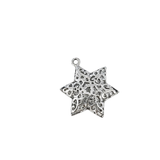 925 Sterling Silver Pendant Magen David