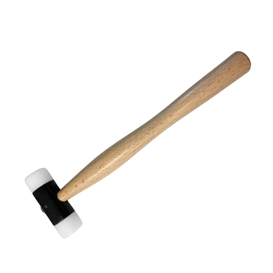 Nylon White Hammer 25mm With Wooden Handle